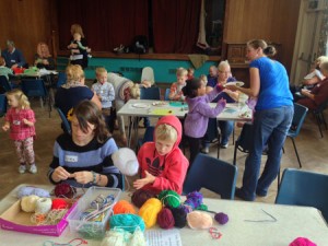 Messy Church Crafts in the Rear Hall Messy Crafts